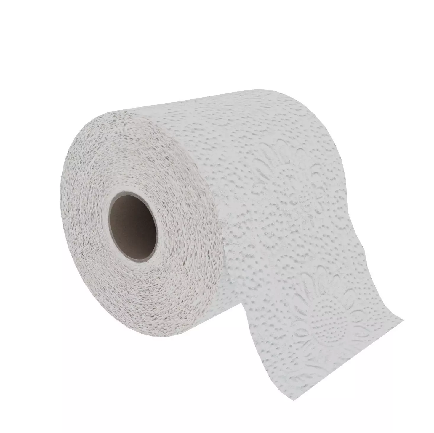 Toilet paper Free low-poly 3D model_0