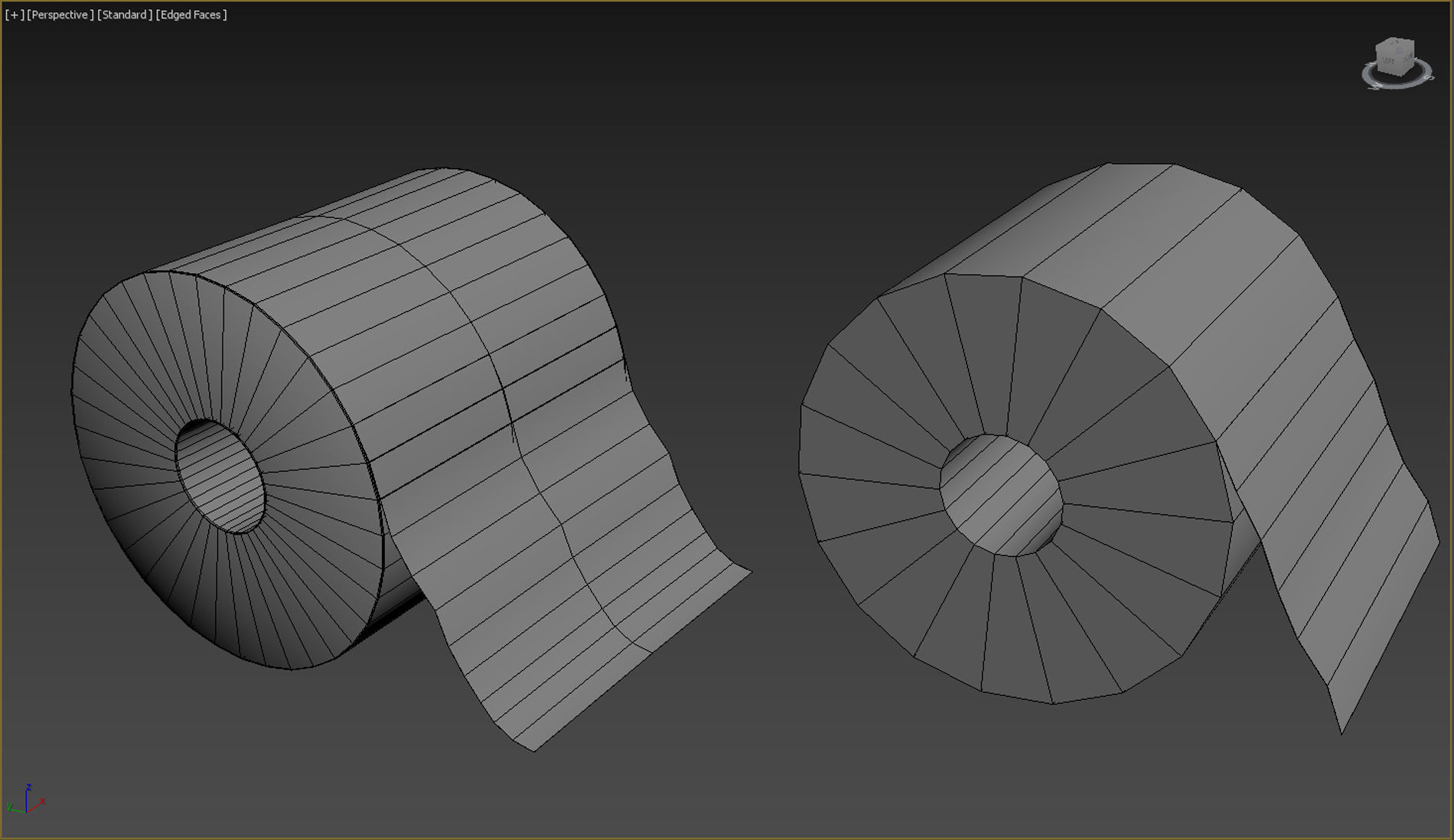 Toilet paper Free low-poly 3D model_7