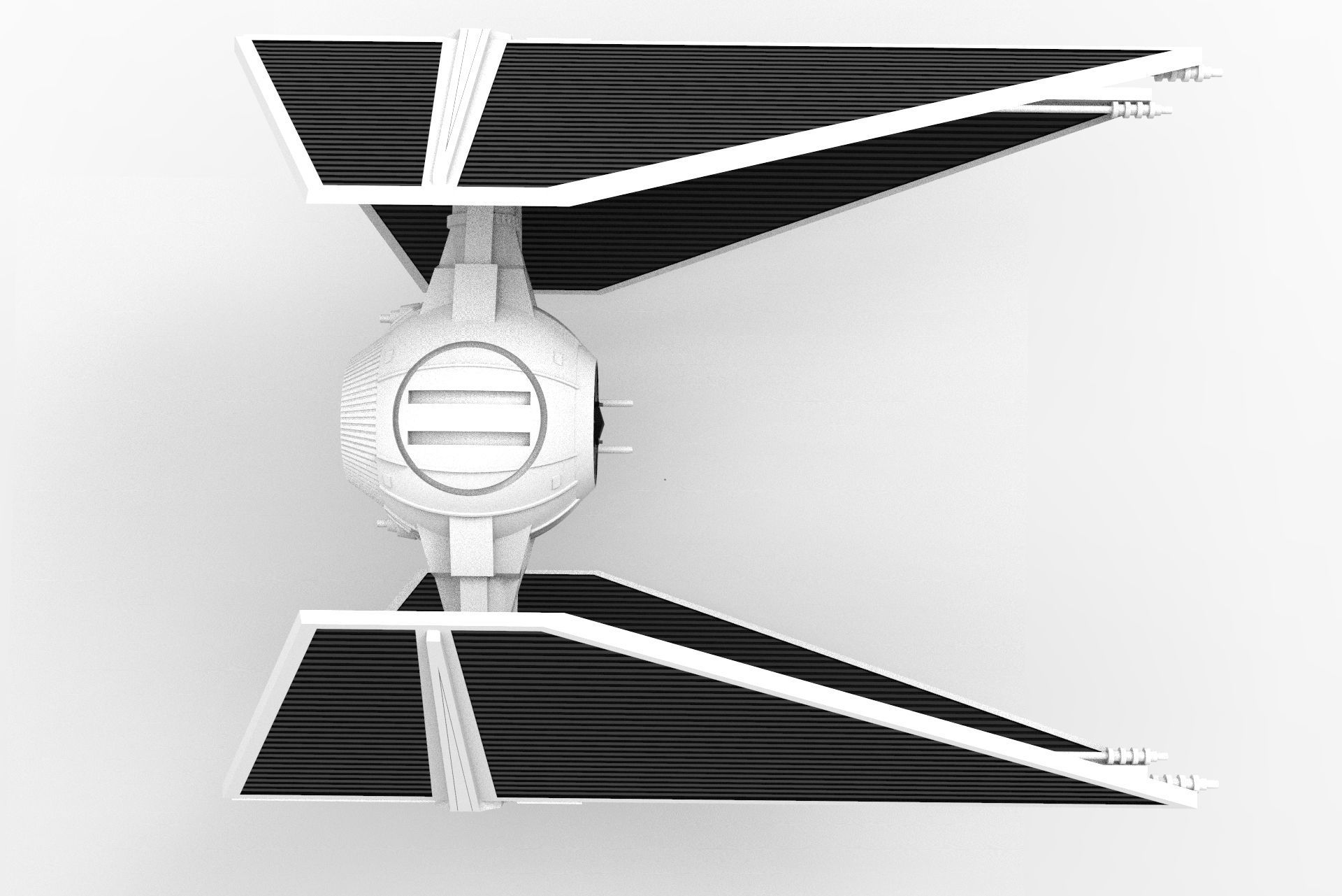 Nurbs Tie Interceptor 3D model_7