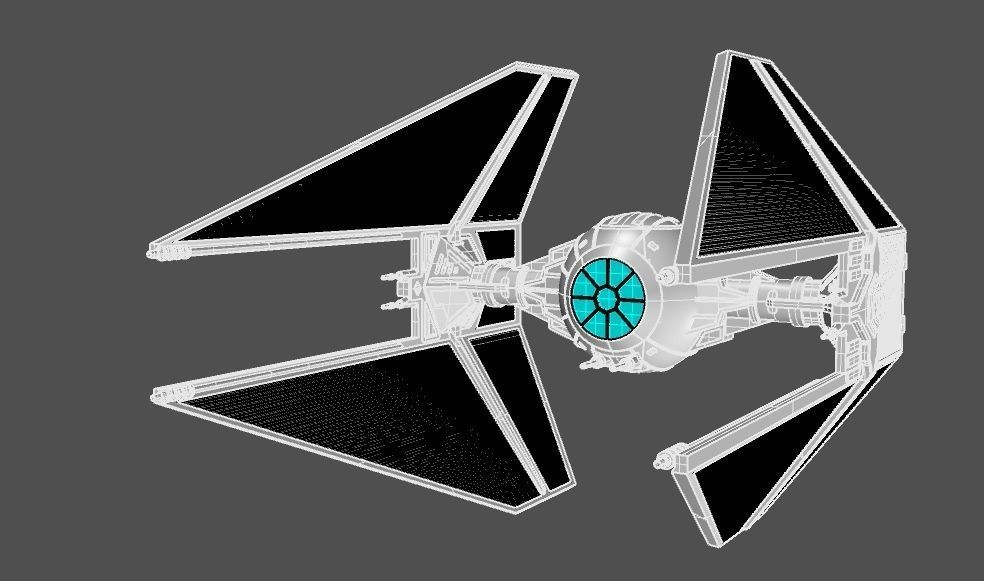 Nurbs Tie Interceptor 3D model_8