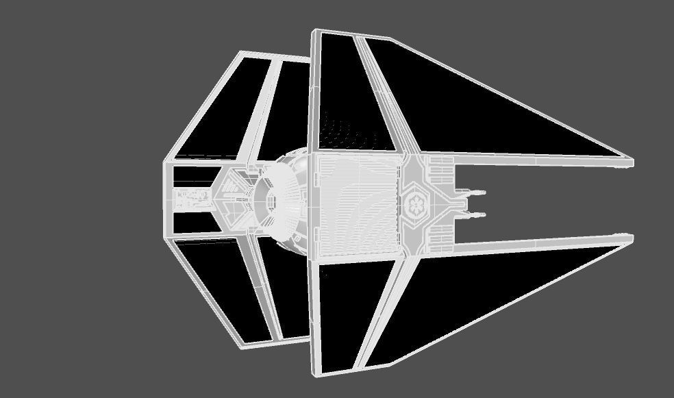 Nurbs Tie Interceptor 3D model_11