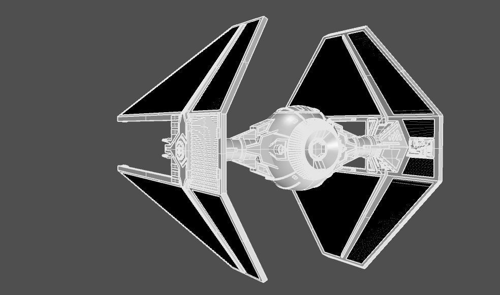 Nurbs Tie Interceptor 3D model_10