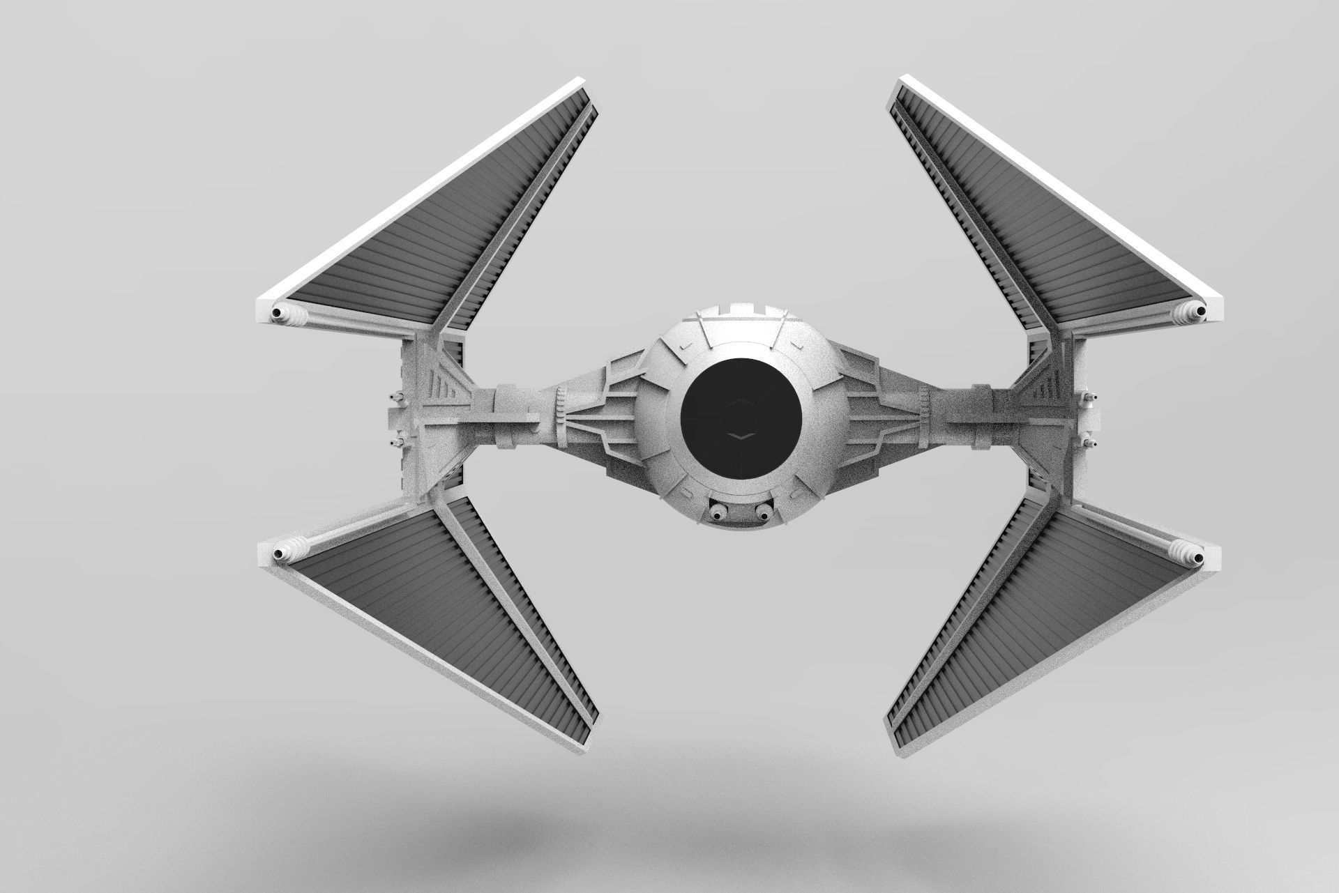 Nurbs Tie Interceptor 3D model_4