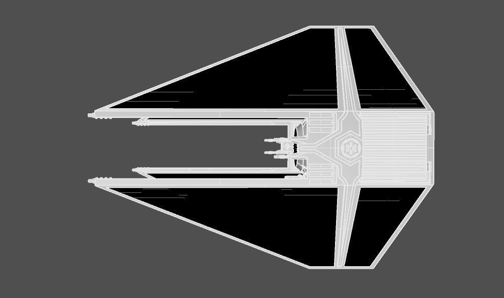 Nurbs Tie Interceptor 3D model_9