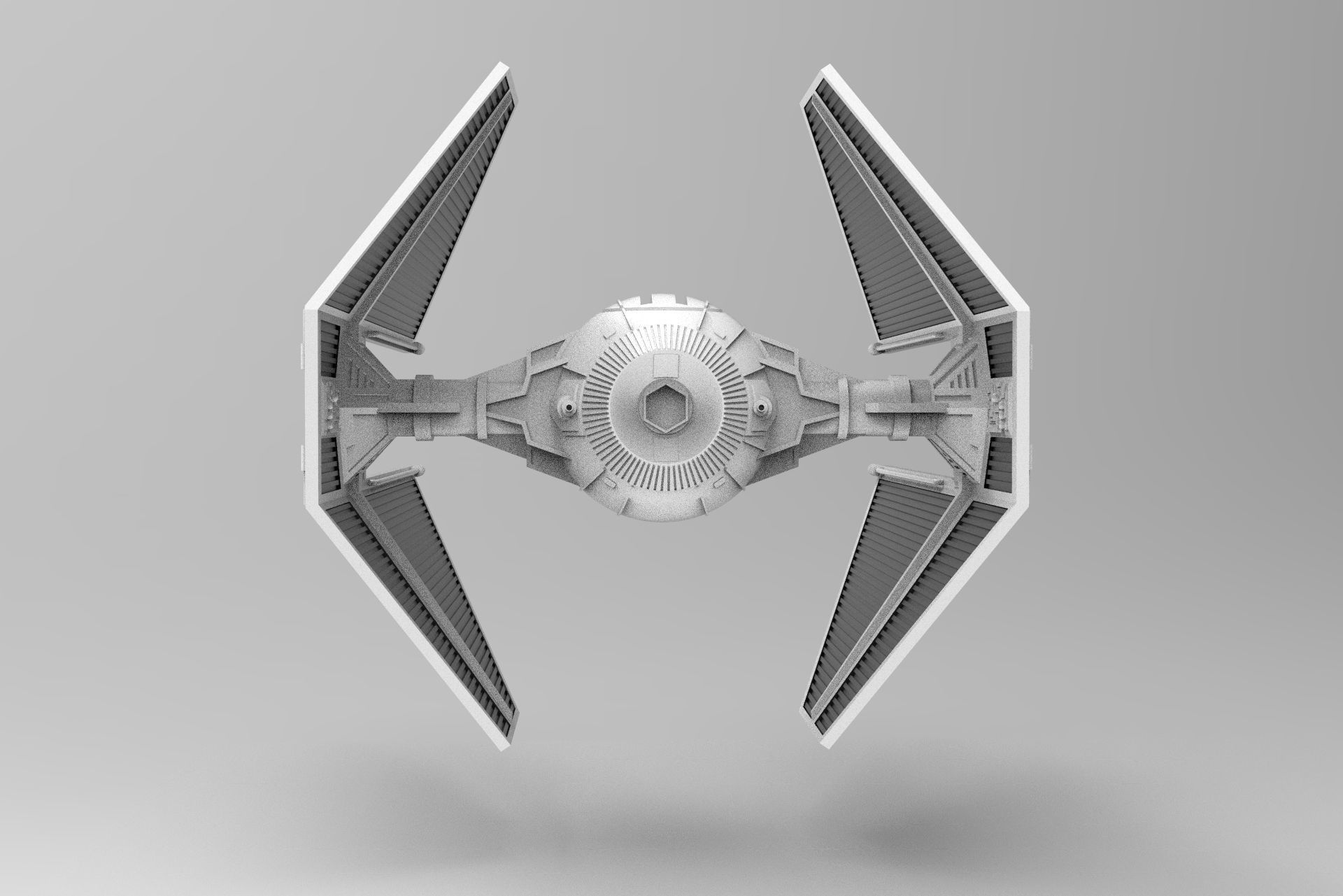 Nurbs Tie Interceptor 3D model_6