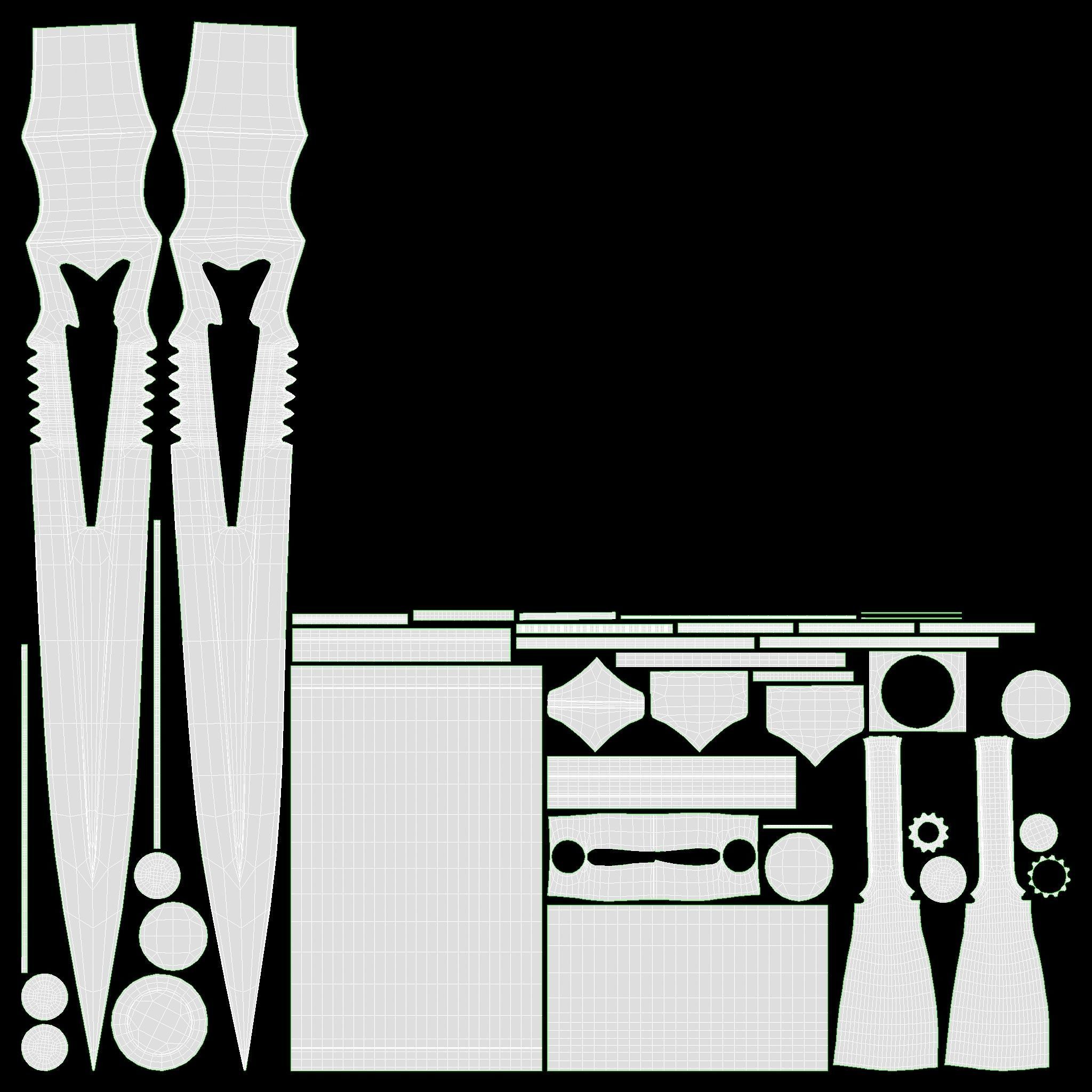 Dagger Fantasy 3 3D model_13