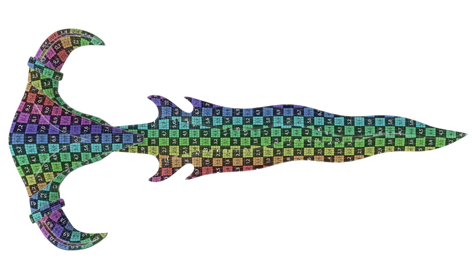 Dagger Fantasy 4 3D model_10