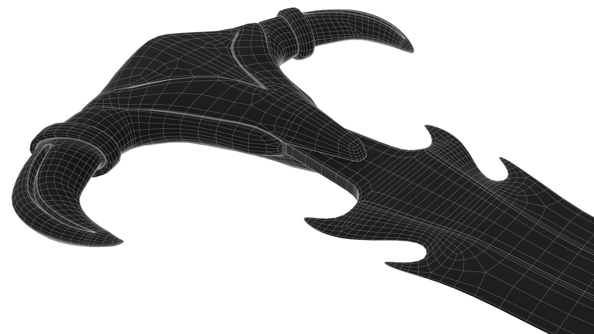 Dagger Fantasy 4 3D model_8