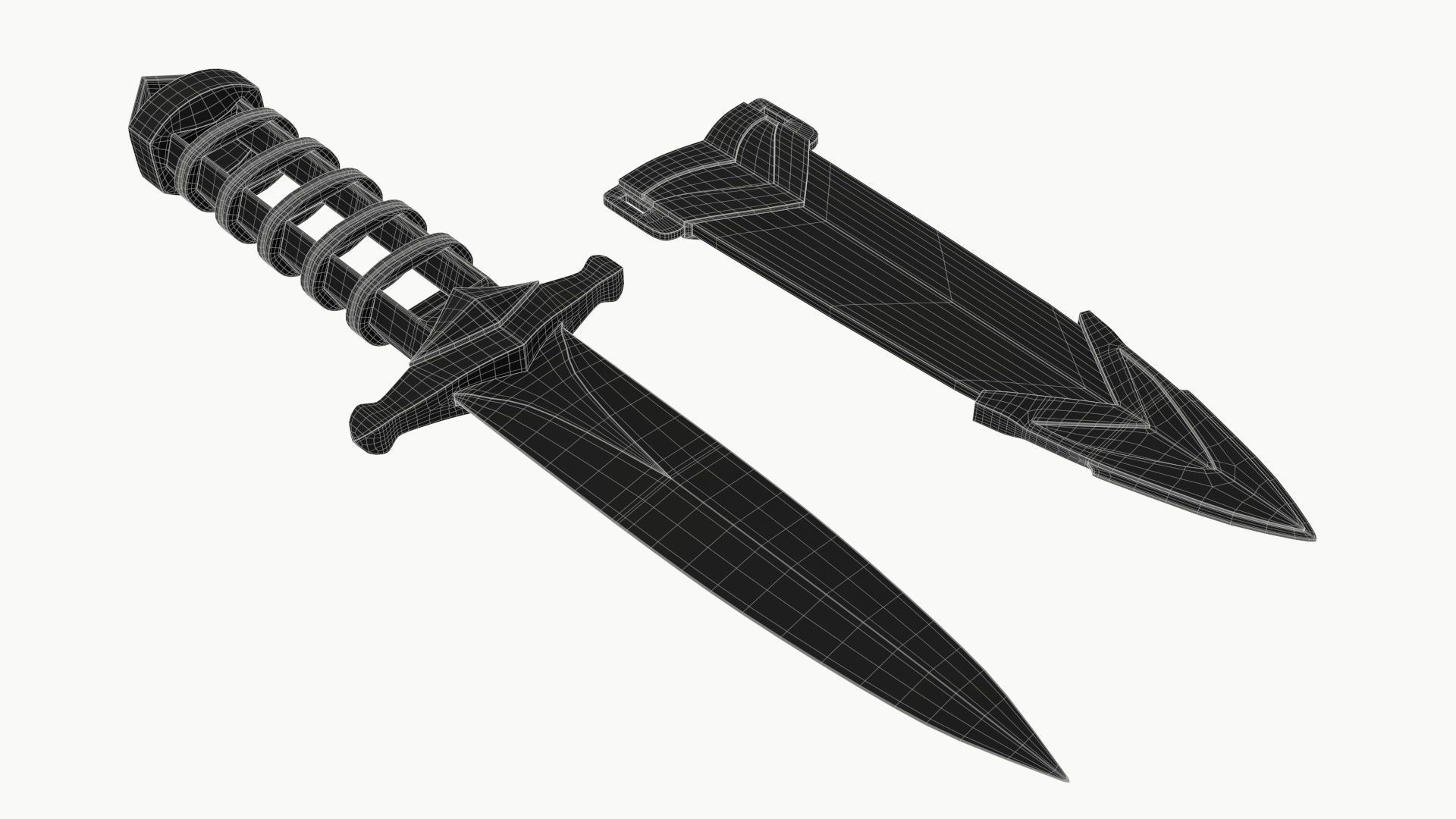 Dagger Fantasy 5v2 3D model_6