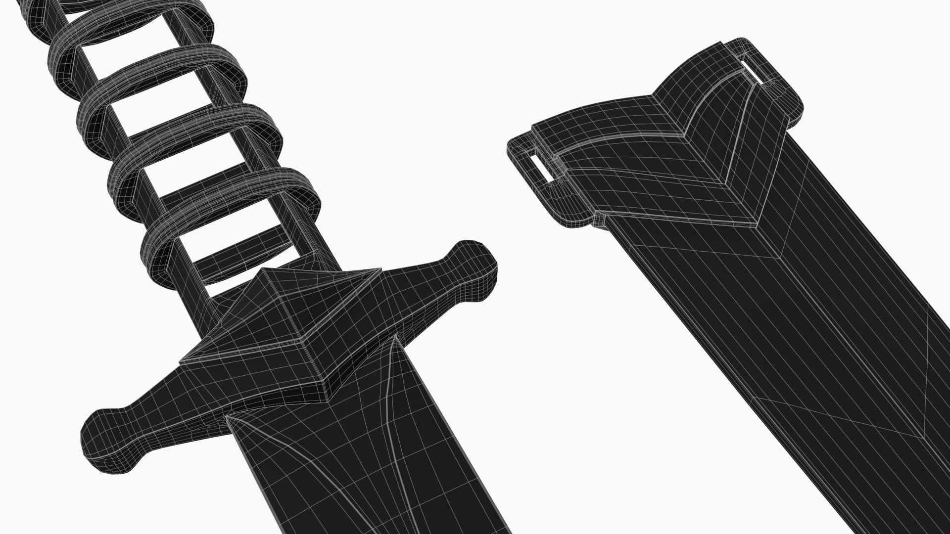 Dagger Fantasy 5v2 3D model_9