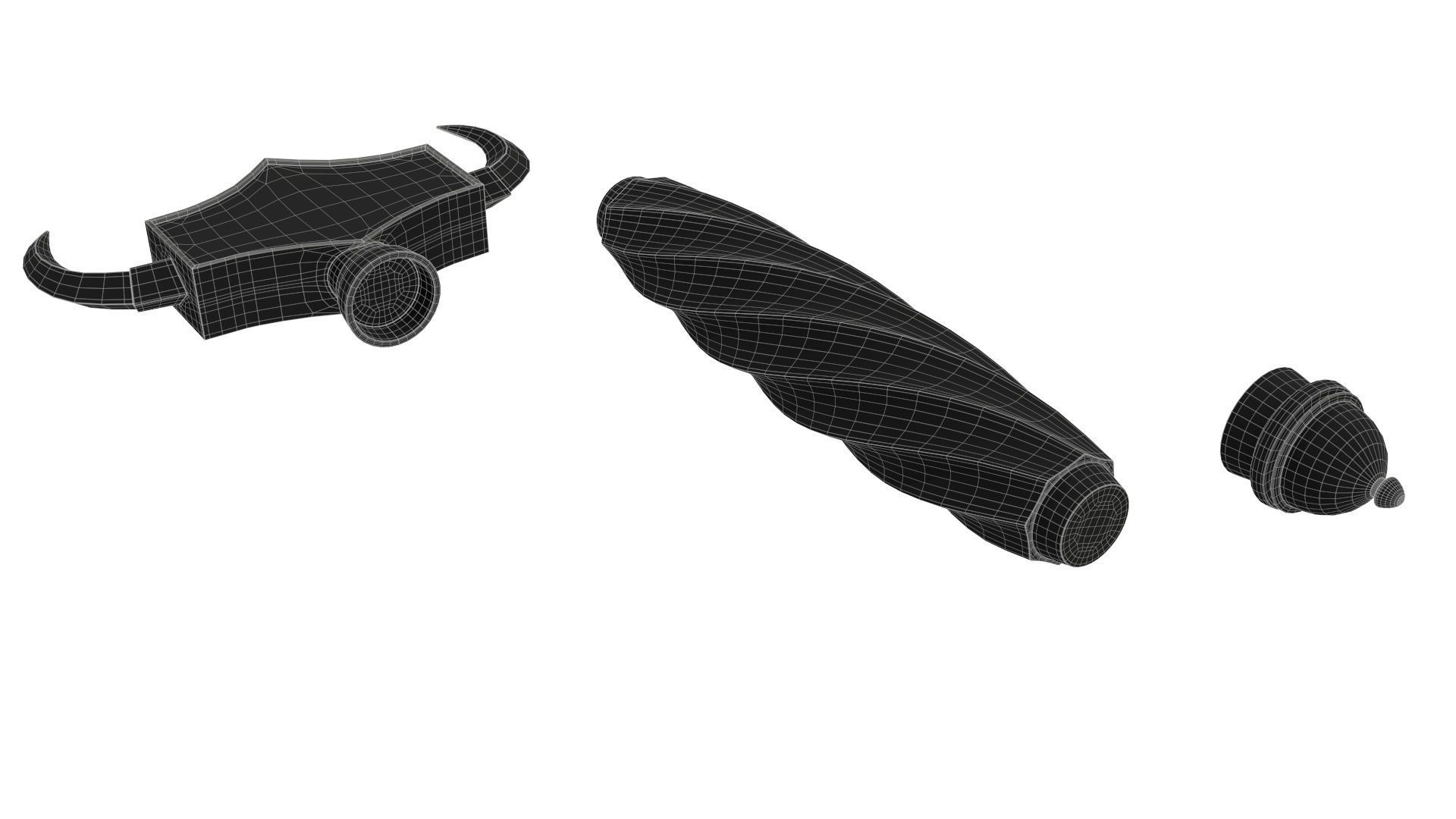 Dagger Japanese 1 3D model_9