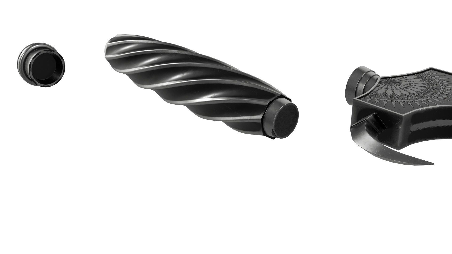 Dagger Japanese 1 3D model_7