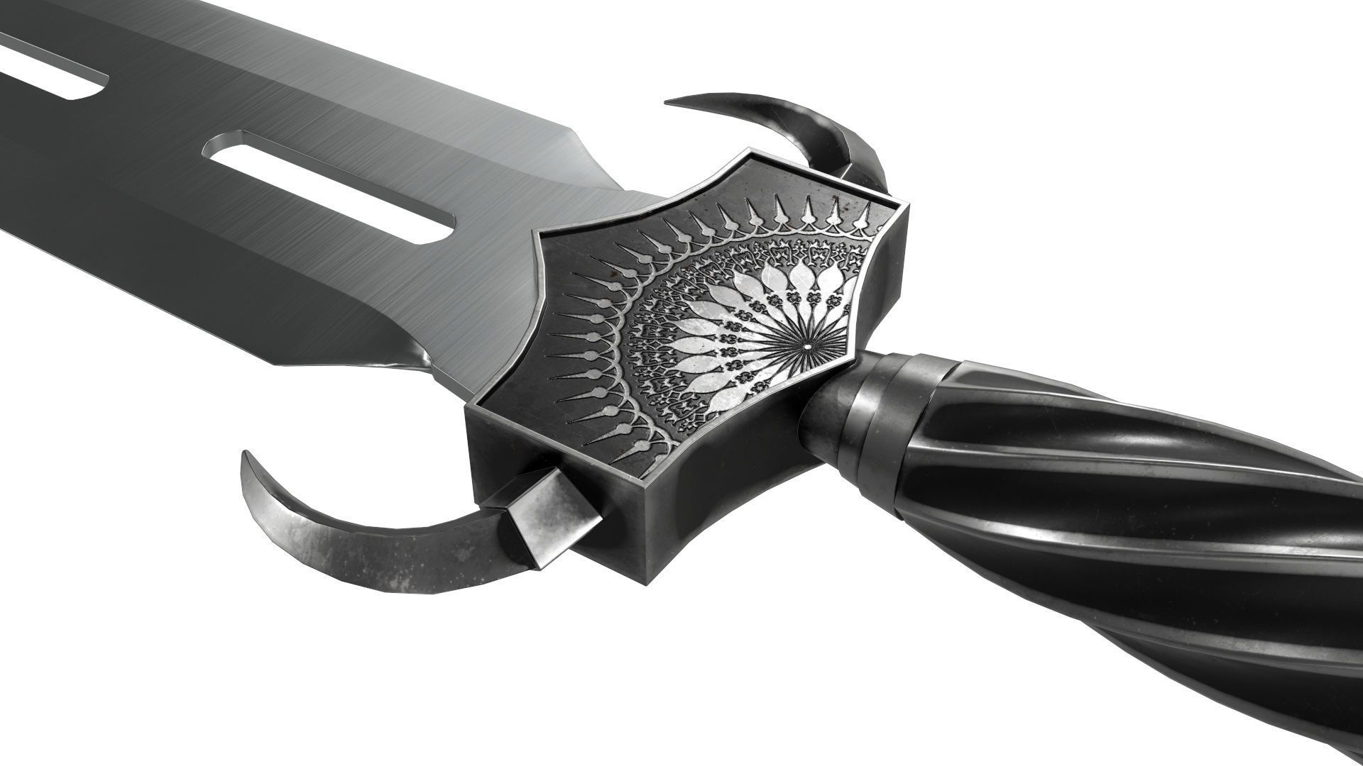 Dagger Japanese 1 3D model_5