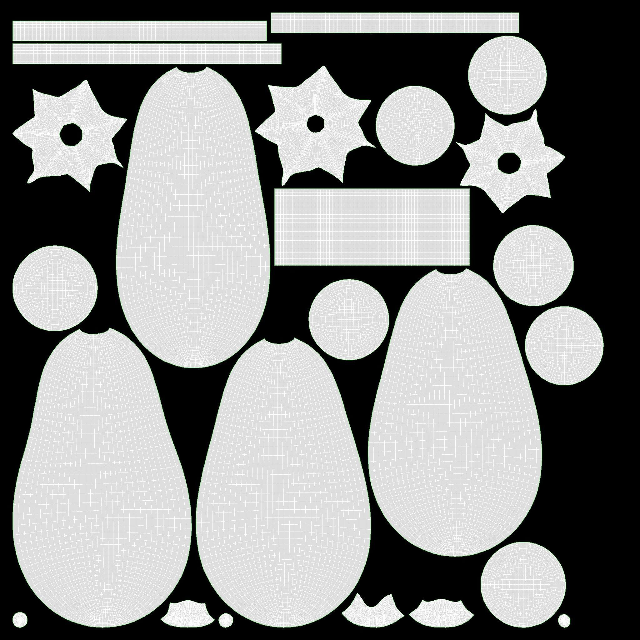 Eggplant 3D model_10