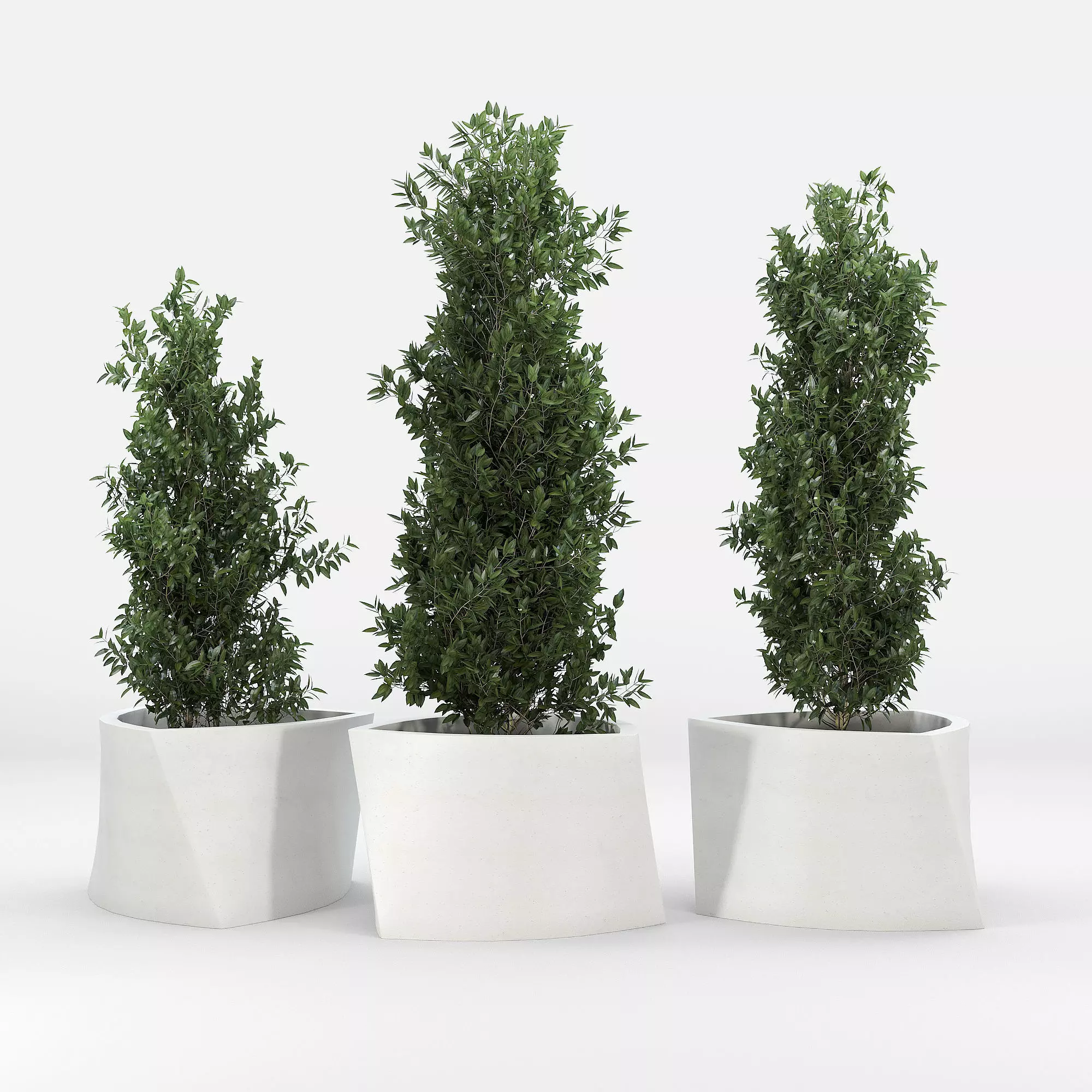 BILBAO three planters 3D model_0