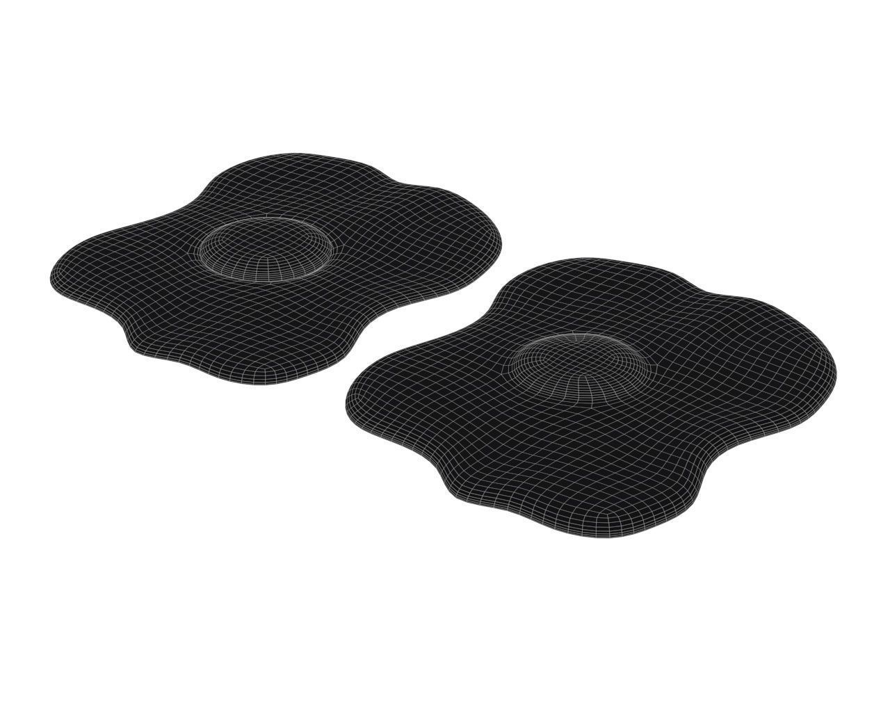 Fried egg 3D model_4