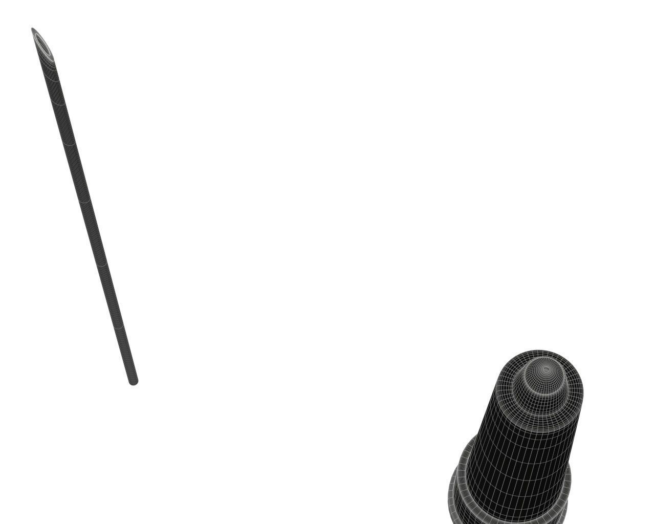 Empty syringe 3D model_4