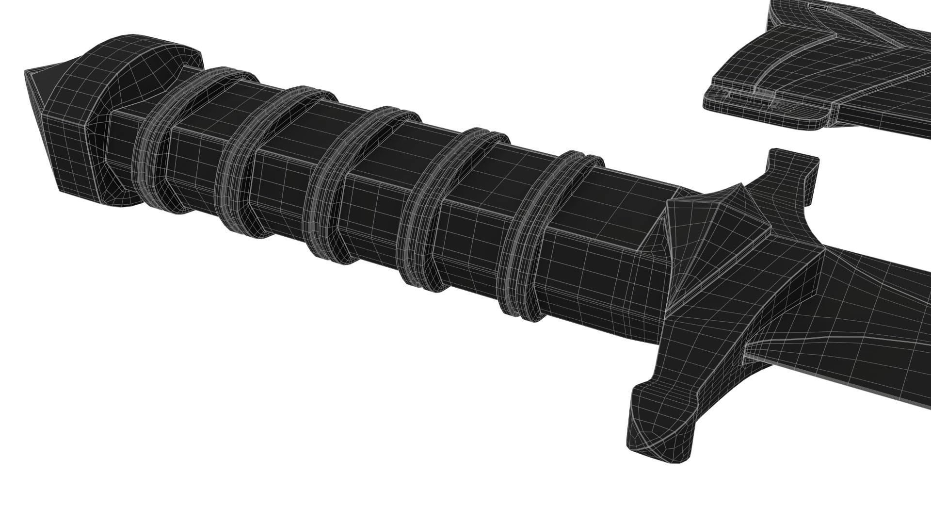 Dagger Fantasy 5 3D model_9