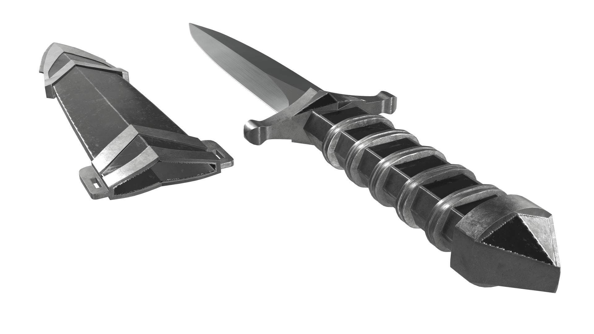Dagger Fantasy 5 3D model_4