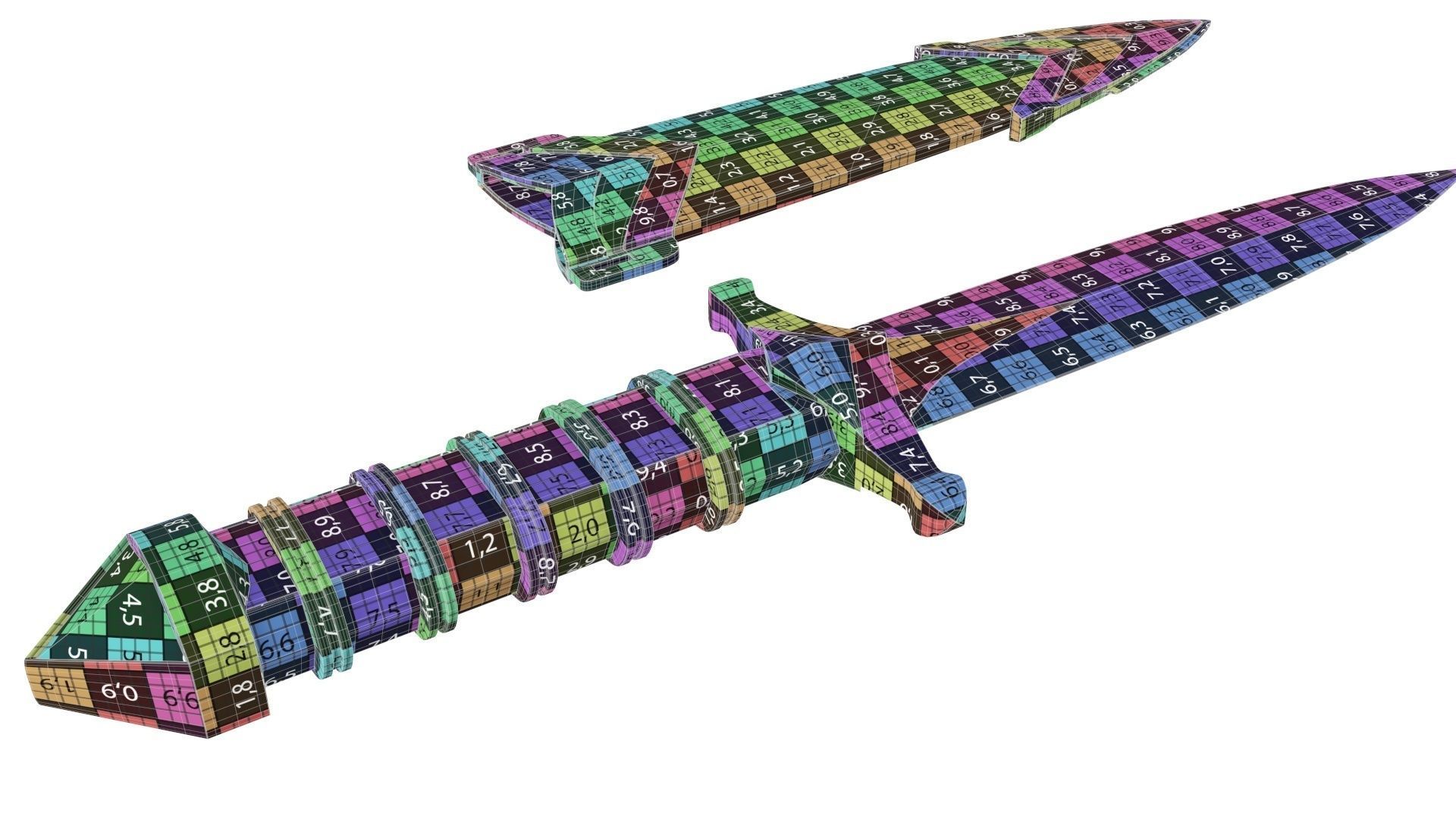 Dagger Fantasy 5 3D model_10