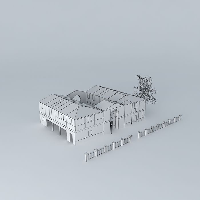 House Number 1 Free 3D model_3
