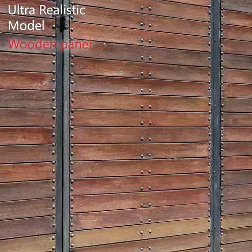 Ultra realistic Wooden panel 