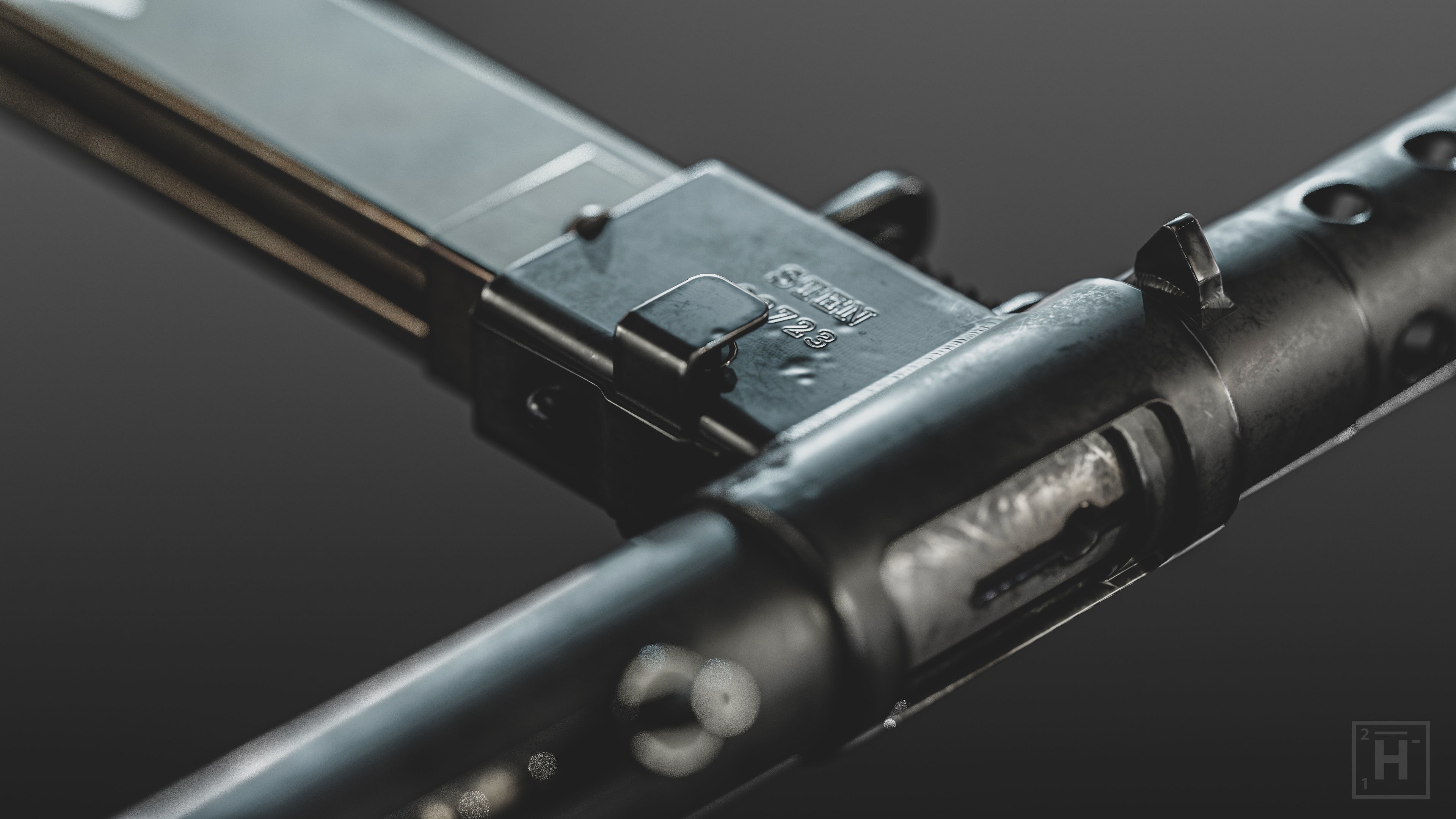 STEN Mk2 Low-poly 3D model_1