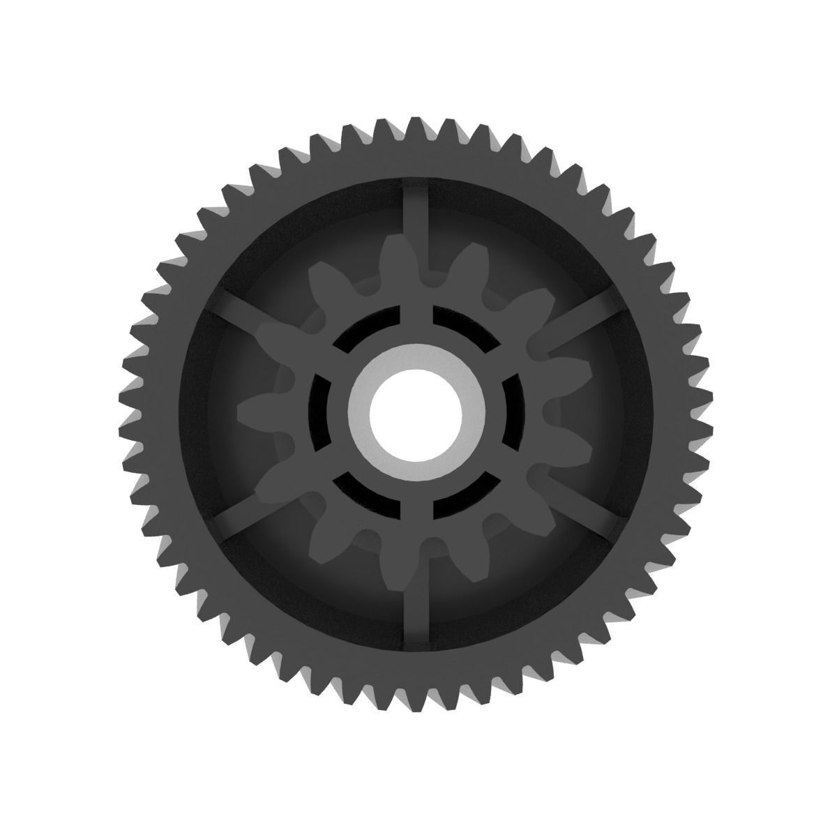 Meat Grinder Moulinex HV6 reduction gear 3D print model_7