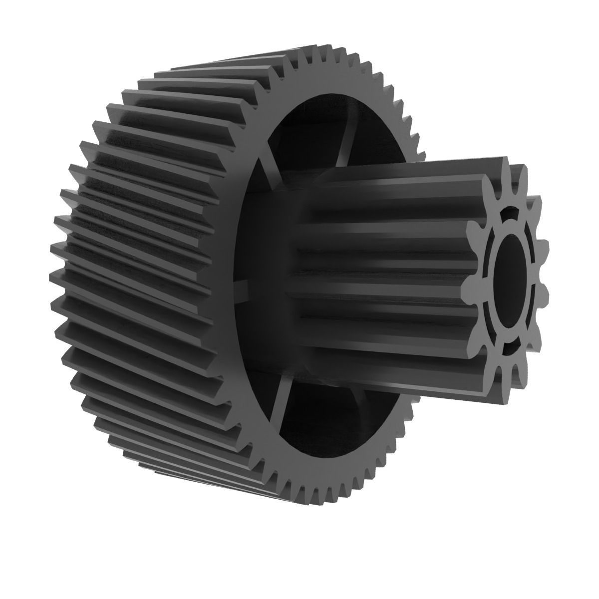 Meat Grinder Moulinex HV6 reduction gear 3D print model_9