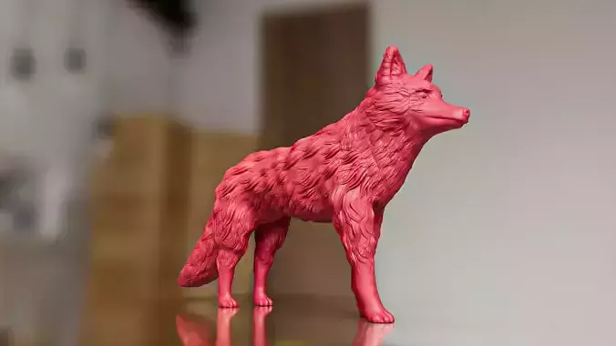 Red Fox Toy 3D print model