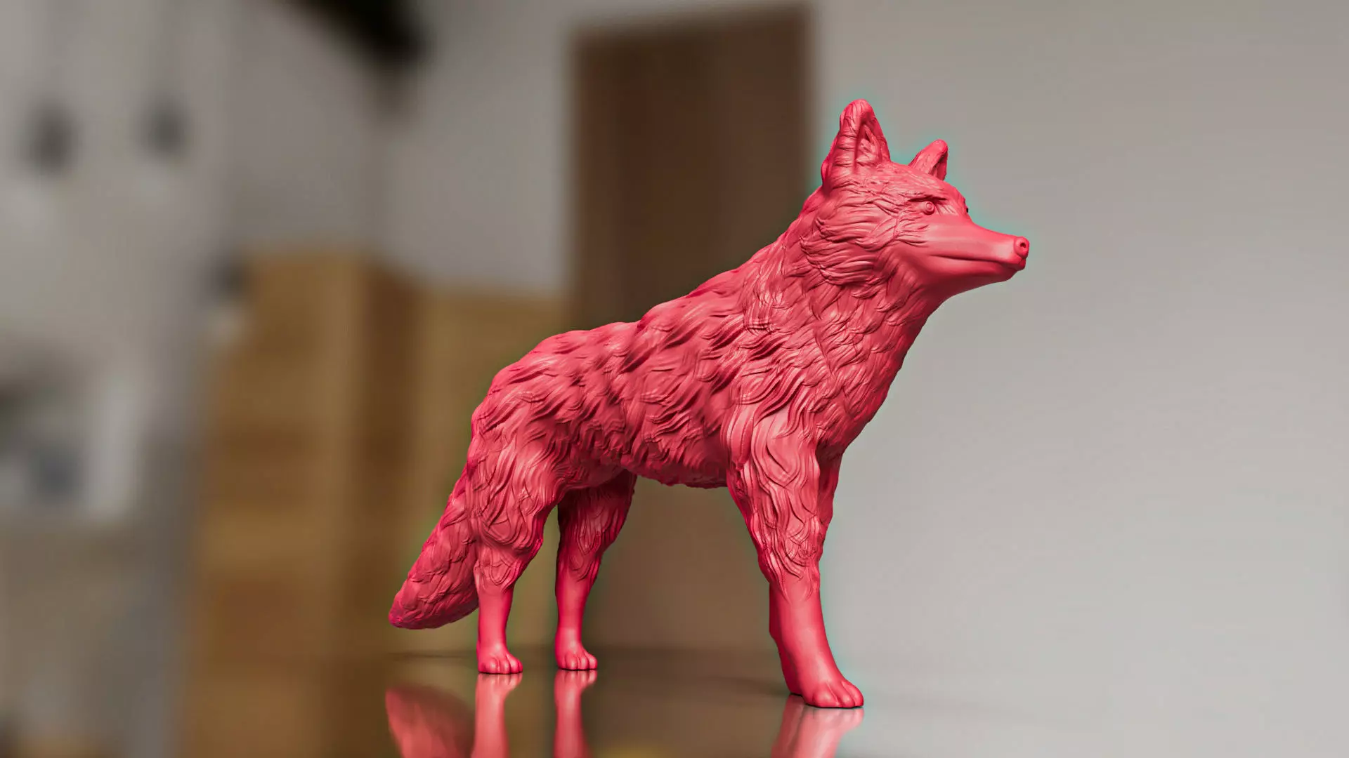 Red Fox Toy 3D print model_0