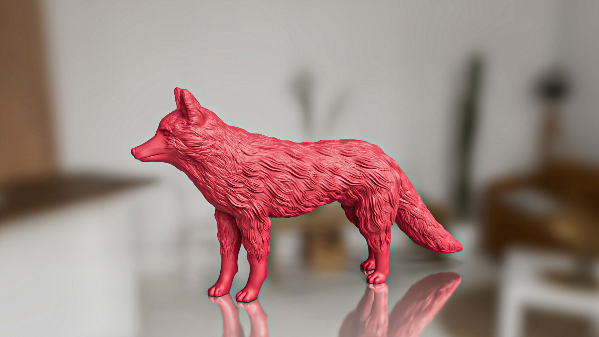 Red Fox Toy 3D print model_4