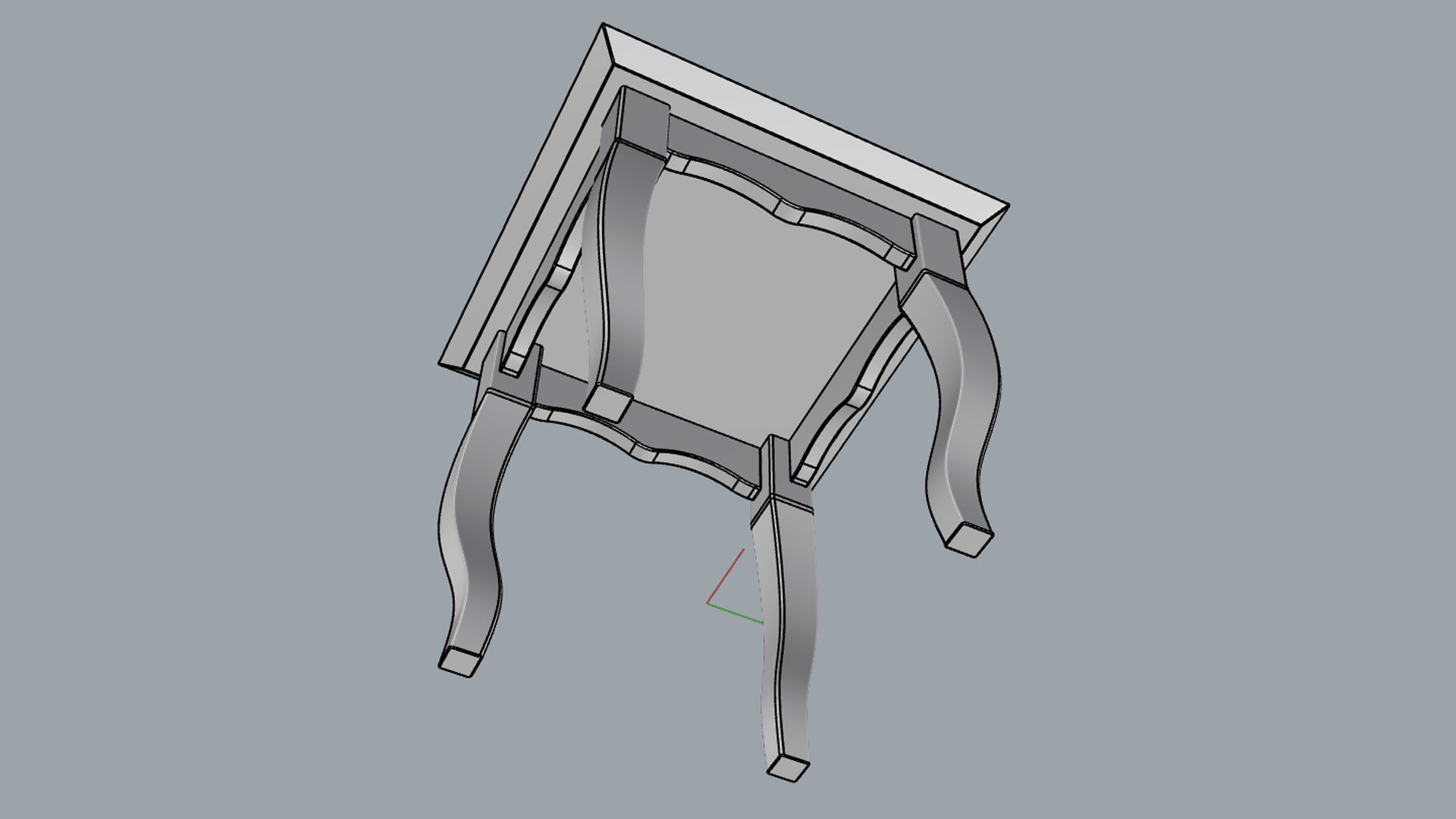 Side Table Italy 3D model_19