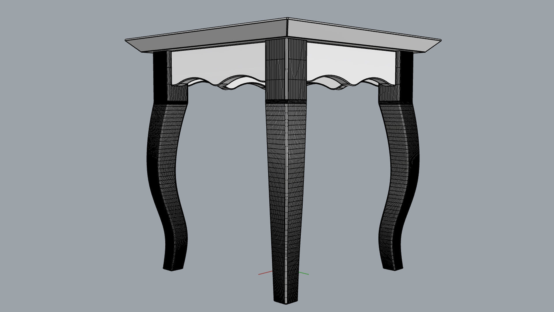 Side Table Italy 3D model_24