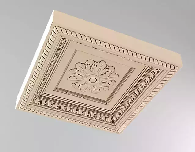 Decorative Coffers Ceiling Tile Rosette 
