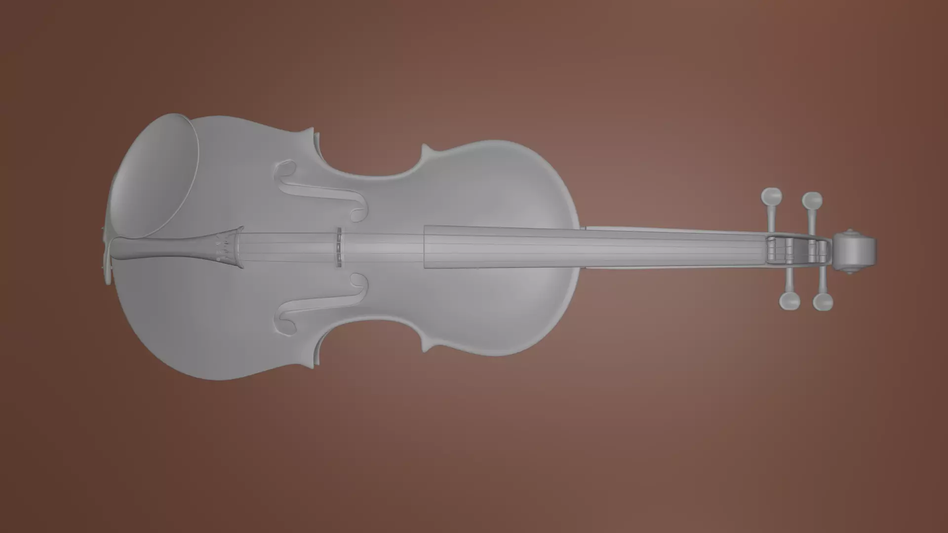 Violin 3D model