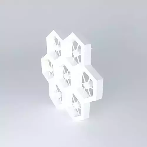 spiked, spoked, polygon assembly