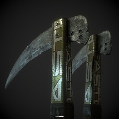PAULOVICH MARGINAL WEAPON Low-poly 3D model
