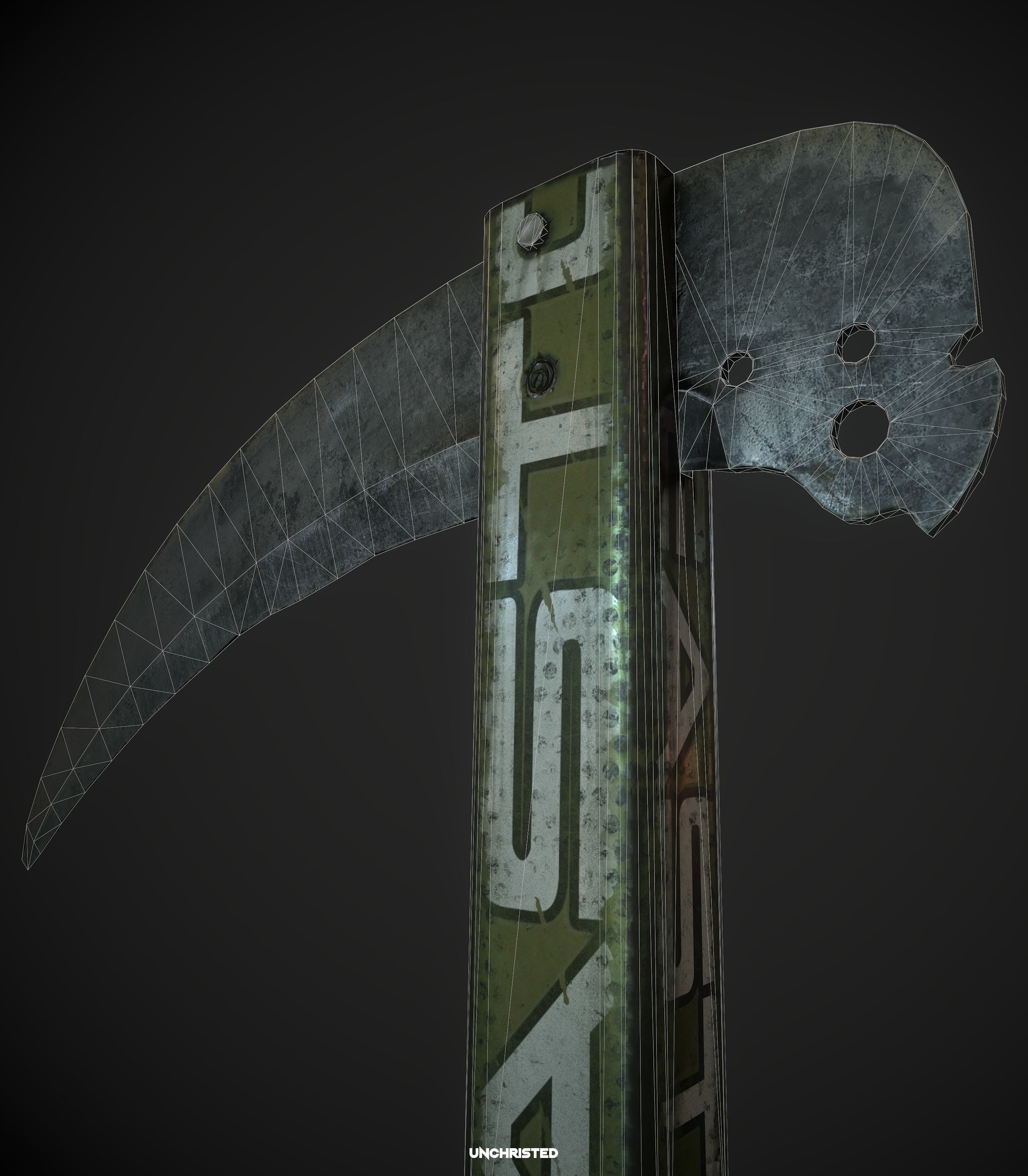 PAULOVICH MARGINAL WEAPON Low-poly 3D model_9
