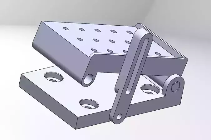 Sine Plate Assembly 3D print model