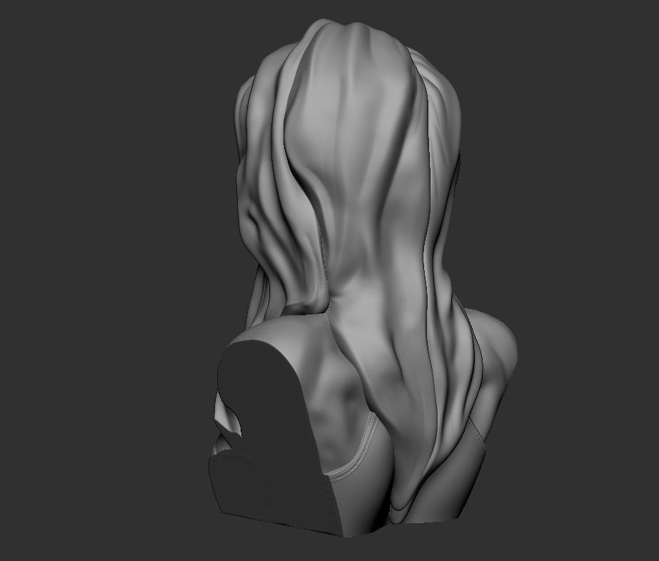 Bust - MsMarvel 3D print model_9