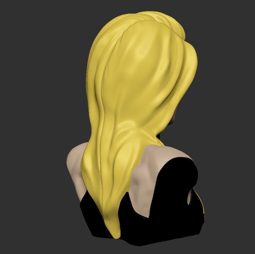 Bust - MsMarvel 3D print model_11