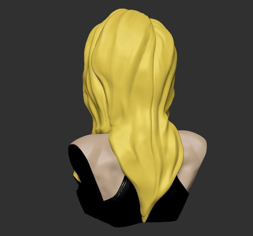 Bust - MsMarvel 3D print model_20