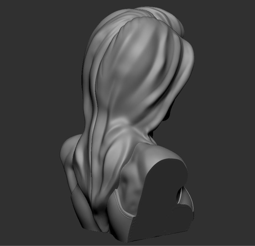 Bust - MsMarvel 3D print model_7