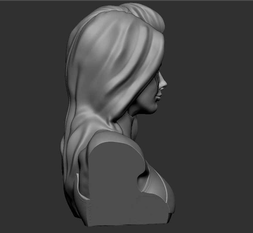 Bust - MsMarvel 3D print model_13