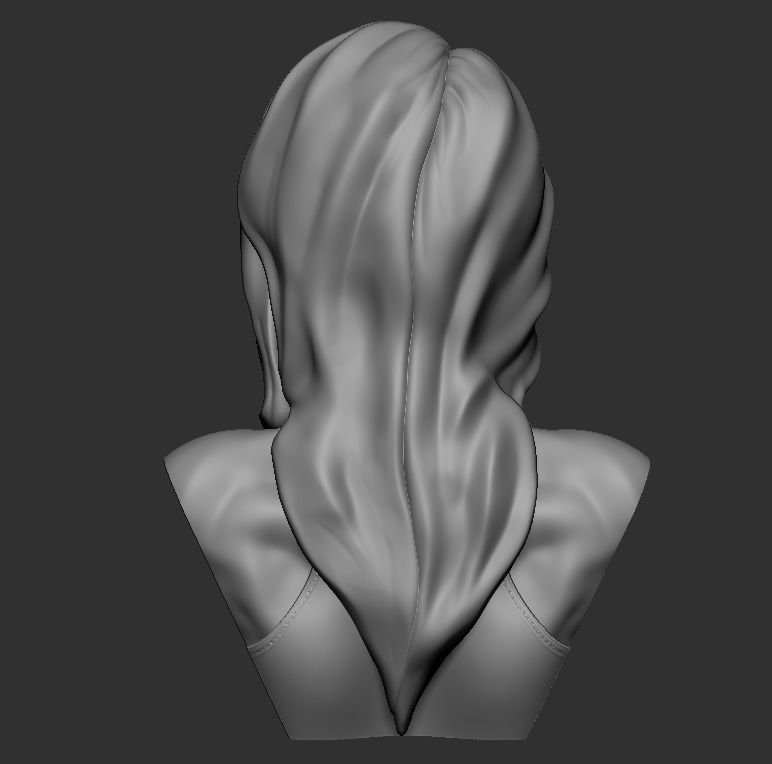 Bust - MsMarvel 3D print model_16