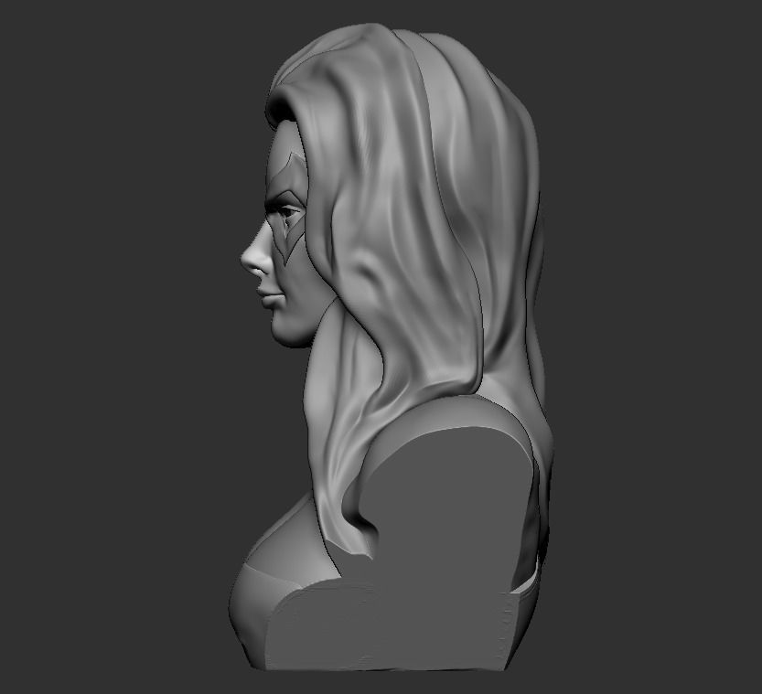 Bust - MsMarvel 3D print model_18