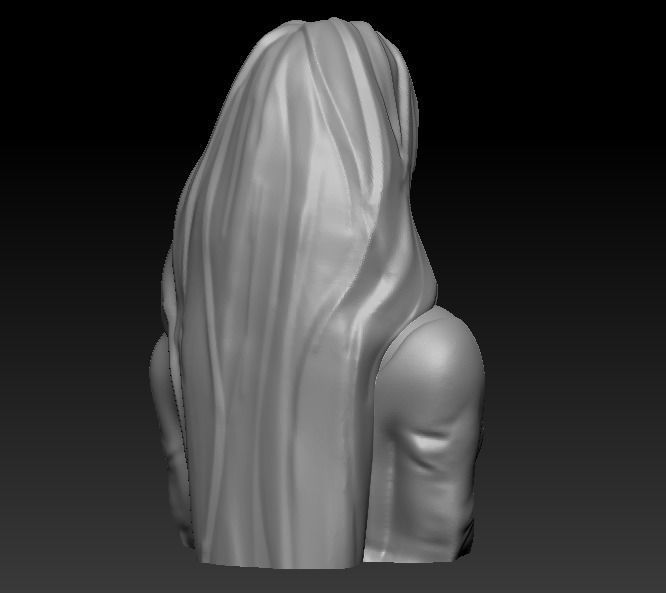 Bust - Vampira 3D print model_9