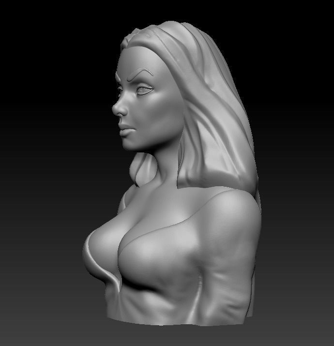 Bust - Vampira 3D print model_14