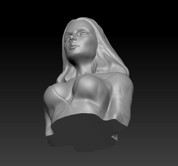 Bust - Vampira 3D print model_6